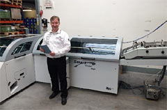  Marcus Esser and his 'remanufactured' Smart-binder