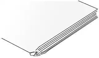 Booklet spine corner tearing with standard slide clamps